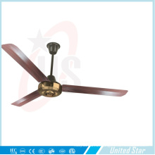 Unitedstar 56 &#39;&#39; Metall Golden Chrom Deckenventilator